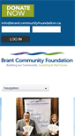 Mobile Screenshot of brantcommunityfoundation.ca